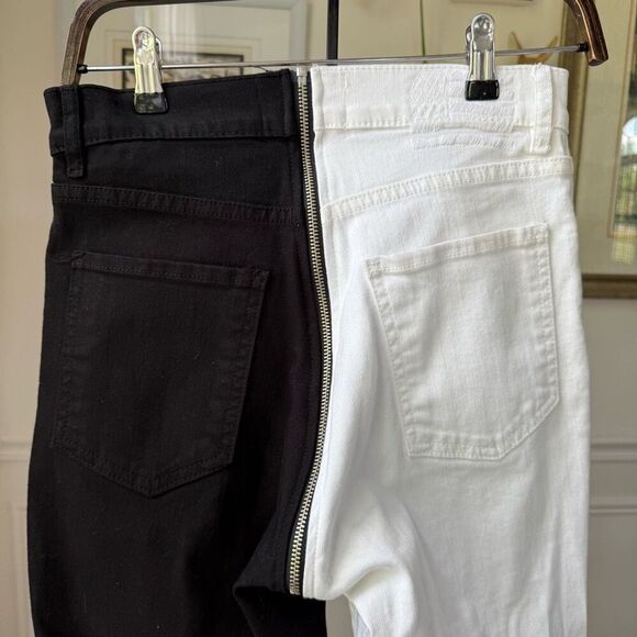 Revice Dream Fit 2 Tone Black White Duo Style Yin Yang Denim Jeans 28 - Picture 5 of 8